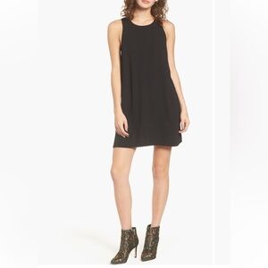 Leith Racerback Shift Sleeveless Black Dress